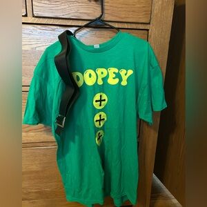 Dopey t shirt and belt costume